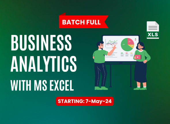 Business analytics with Ms excel Online Live Course