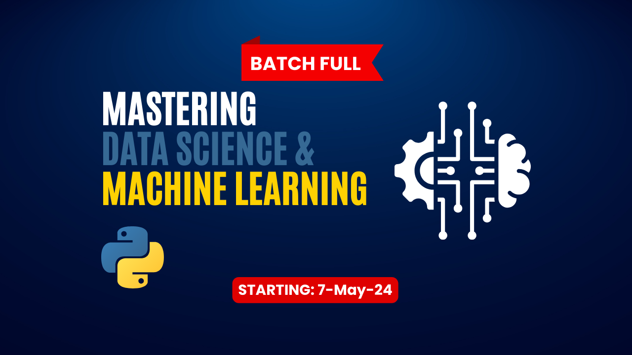 Mastering Data Science & Machine Learning Online Live Course