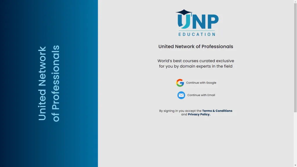 Unp education login page
