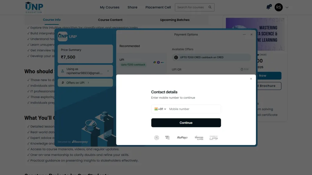 Unp education payment gateway