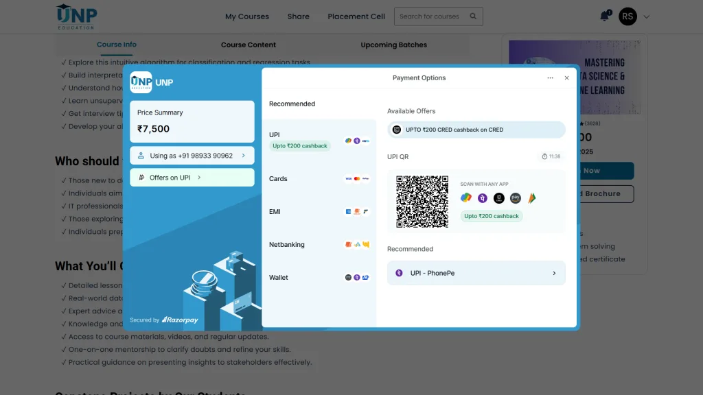Unp education payment gateway